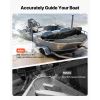 Boat Trailer Guides, 40 in/48 in Height Guide Poles, 2PCS High-Hardness Steel Trailer Guide-Ons, Adjustable Guide Poles with PVC Pipes, for Ski Boats