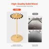 Fishing Rod Holders for 16 Fishing Poles, Wood Round Fishing Rods Rack for Garage Organization and Storage, Floor Stand Space-Saving Equipment